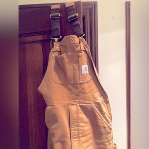 Carhartt Insulated Work/ Hunting Bib Overalls 32x34